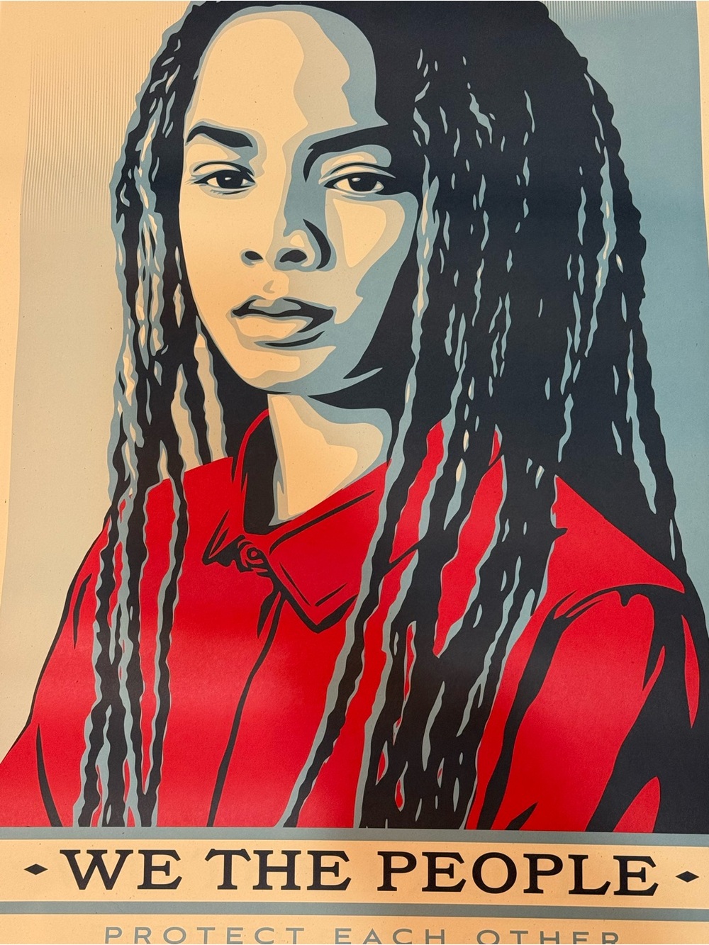 Shepard Fairey We The People Protect Each Other Poster 24x36 Contemporary Art